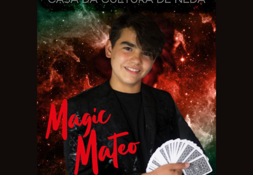 Espectáculo de maxia este domingo na Casa da Cultura de Neda con Magic Mateo